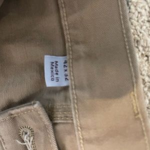 Carhart work pants 👖, khaki in color, 42x32